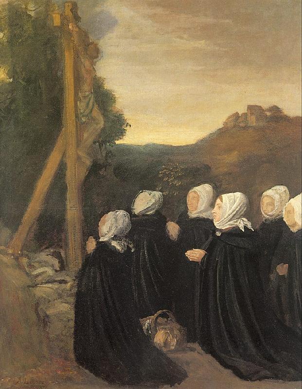 Legros, Alphonse Calvary Sweden oil painting art
